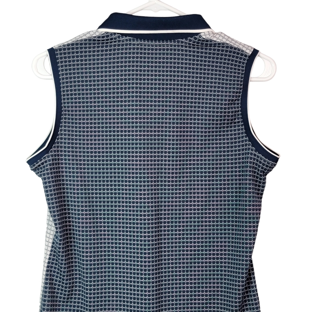 Lady Hagen Sleevless Blue White Summer Golf Activewear Shirt Women's Size M - Picture 8 of 10